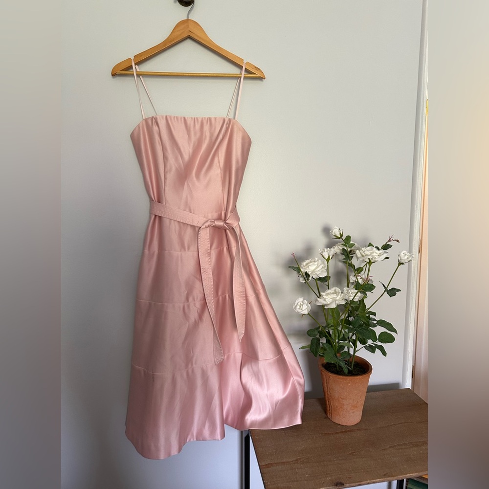 BCBGMaxAzria Strapless Pink Dress